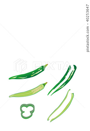 切蔬菜和辣椒 40253647