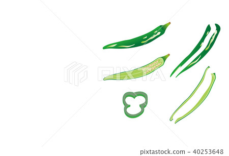 切蔬菜和辣椒 切蔬菜和辣椒 40253648