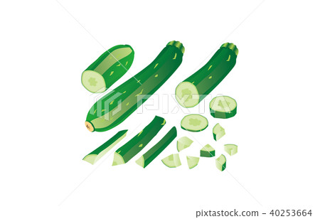 切蔬菜西葫蘆 40253664