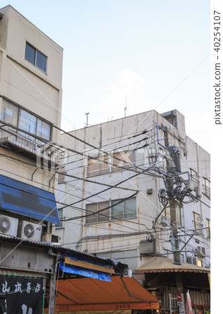 Urban scenery (Tokyo, Tsukiji, autumn) 40254107