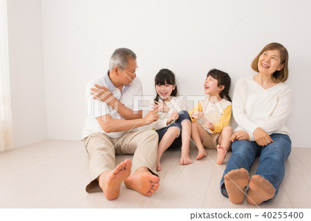 高級孫子家庭家庭形象 40255400