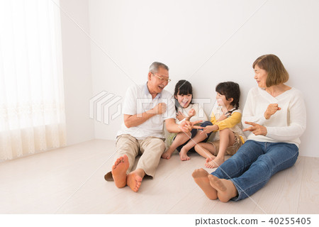 高級孫子家庭家庭形象 40255405