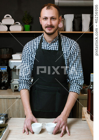 coffee bar shop service barista business owner 40256986