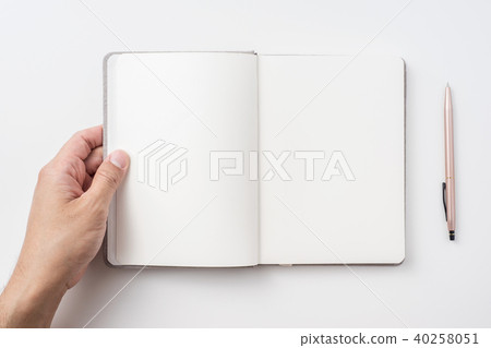 hardcover notebook isolated on white background 40258051