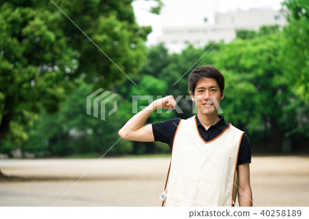 Force of male carer 40258189