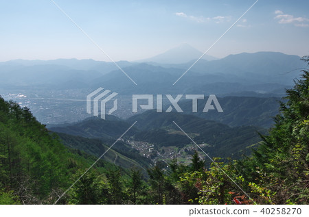 從高處（Kushigata森林小徑）觀賞富士山景色 40258270