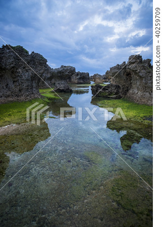 Okinoerabujima Uzihama odd rock 40259709