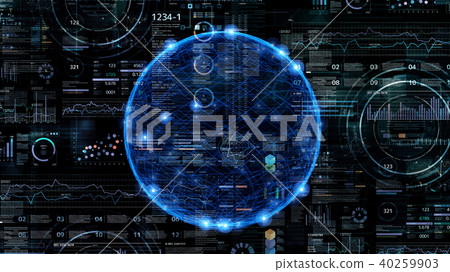 Cyber Graphics - Stock Illustration [40259903] - PIXTA