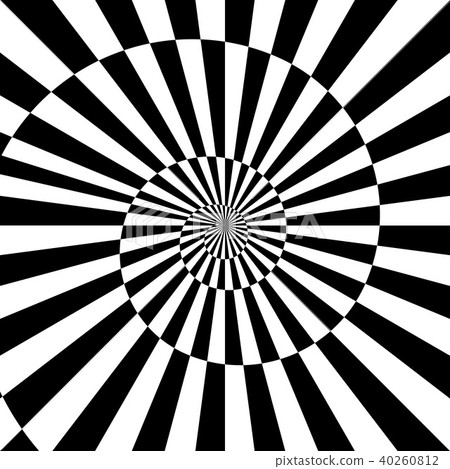 Vector sunburst black white background with spiral Vector sunburst black white background with spiral 40260812