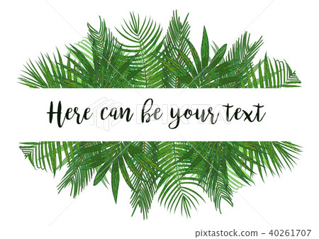 Watercolor vector illustration of a banner with Watercolor vector illustration of a banner with 40261707