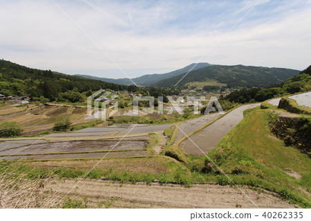 Slope rice terrace Slope rice terrace 40262335