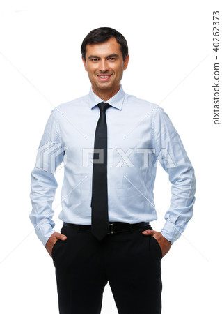 businessman isolated on white background businessman isolated on white background 40262373