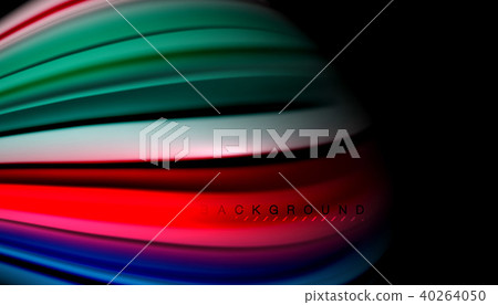 Abstract wave lines fluid color stripes Abstract wave lines fluid color stripes 40264050