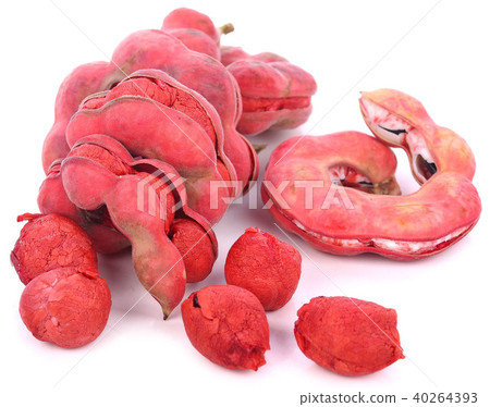 Manila tamarind isolated on white background 40264393