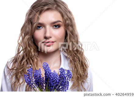 Portrait of beautiful girl. Portrait of beautiful girl. 40264959