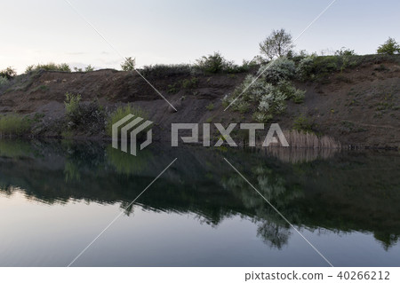 View with a reflection. 40266212