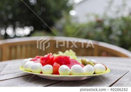 Healthy summer salad. Healthy summer salad. 40266282