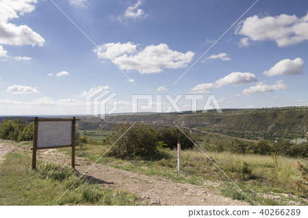 Landscape with signboard. 40266289