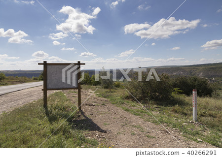 Landscape with signboard. 40266291