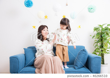 生活方式母親女孩 40266510