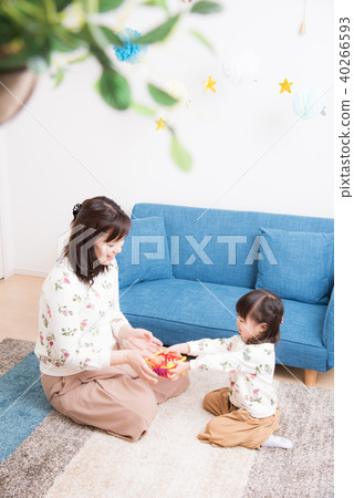 生活方式母親女孩 40266593