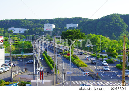 Views of Akishima City and the Haijima Bridge 40268804