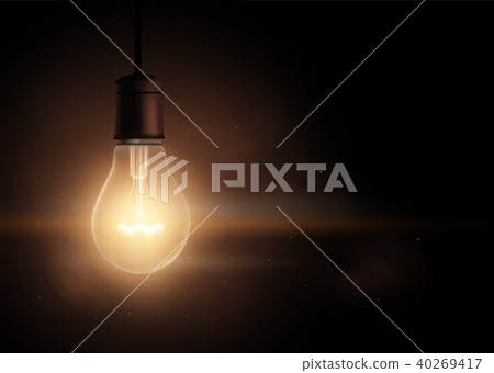 Light bulb in the dark Light bulb in the dark 40269417