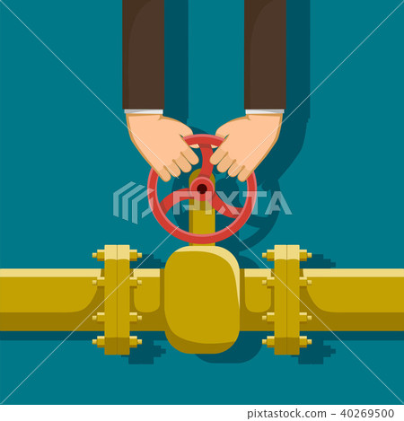 Valve of gas pipeline Valve of gas pipeline 40269500