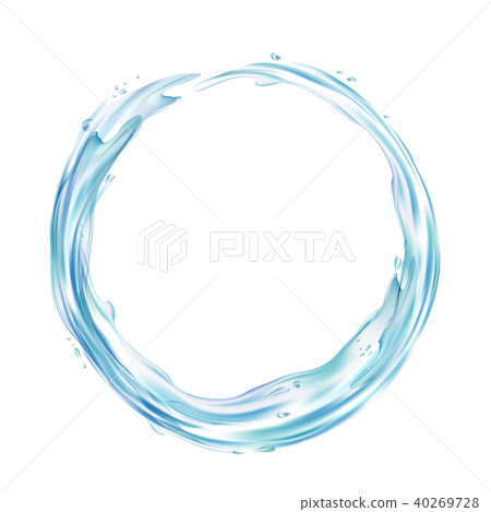 splashing on the water 40269728