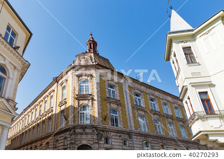 Gymnasium building in Old Town Kosice, Slovakia. 40270293
