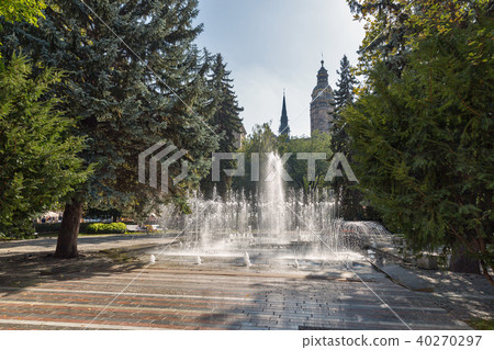 The Singing Fountain in Kosice Old Town, Slovakia. 40270297