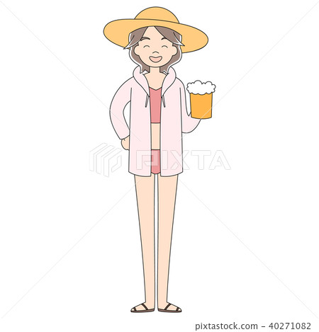 Mom _ sea bathing Mom _ sea bathing 40271082