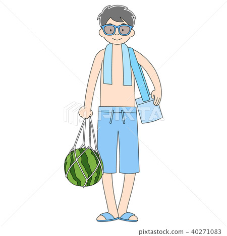 Dad_sea bathing Dad_sea bathing 40271083