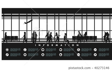 airport lounge vector 40273146