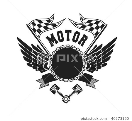 Motorcycle Badge Vectors 40273160