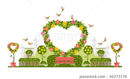 wedding arch vector - Stock Illustration [40273176] - PIXTA