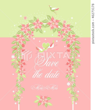wedding arch vector - Stock Illustration [40273178] - PIXTA