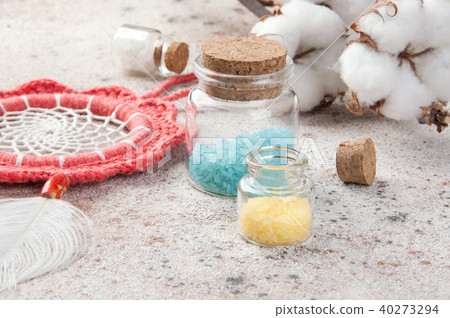 Coral dreamcatcher and bath salts 40273294