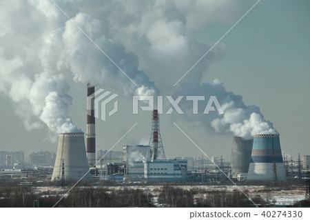 city air in smoke and steam city air in smoke and steam 40274330