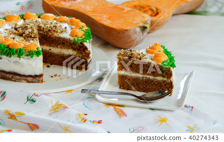 pumpkin carrot cake with cream cheese pumpkin carrot cake with cream cheese 40274343