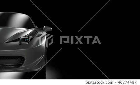 Front view sport car 40274487