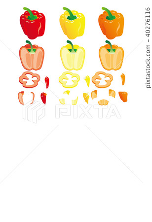Cut vegetables paprika 40276116