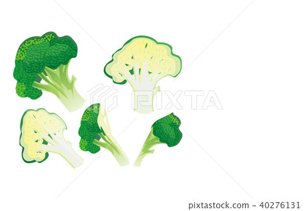 Cut vegetables broccoli Cut vegetables broccoli 40276131