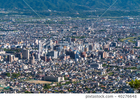 山梨縣 甲府市 概況 照片素材 圖片 圖庫