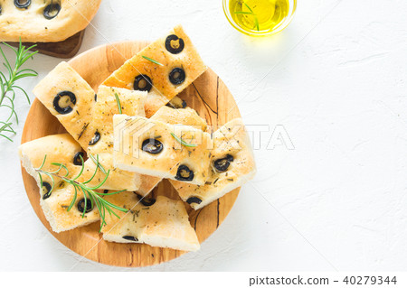 Italian Focaccia flatbread Italian Focaccia flatbread 40279344