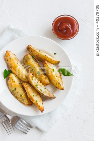 potato wedges with cheese potato wedges with cheese 40279709