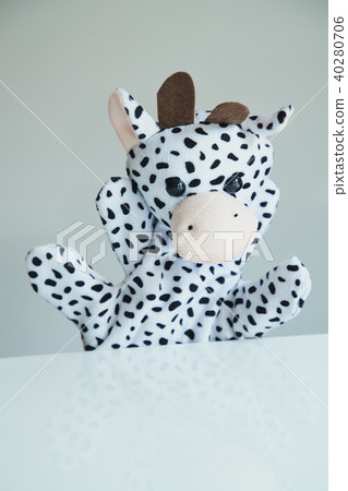 Animal puppet cow plush toy Animal puppet cow plush toy 40280706