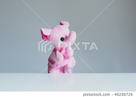 Animal puppet elephant plush 40280726