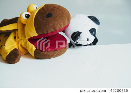 動物木偶長毛絨玩具朋友朋友長頸鹿熊貓 40280816