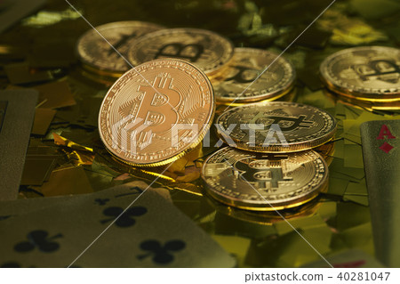 比特幣金幣虛擬貨幣五彩紙屑 比特幣金幣虛擬貨幣五彩紙屑 40281047